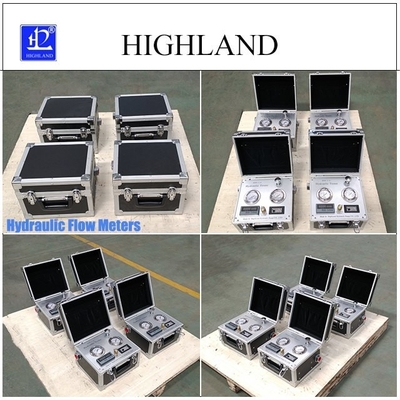HIGHLAND Mesure précise du débit Affichage des données du testeur hydraulique pour le mélangeur de ciment