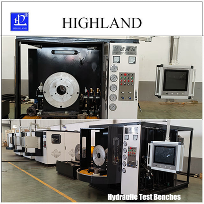 HIGHLAND Bancs d'essais hydrauliques pour mines de charbon Taux de débit 450 L/min Essai de pompes et moteurs hydrauliques