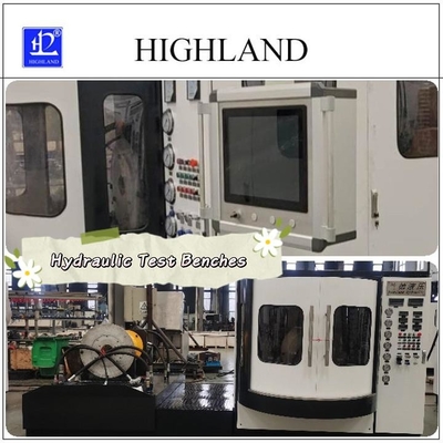 Machine d'essai hydraulique HIGHLAND banc d'essai hydraulique avec une haute précision de filtration d'huile