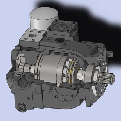 Pompes à pistons axiaux à cylindrée variable pour moissonneuse-batteuse de soja