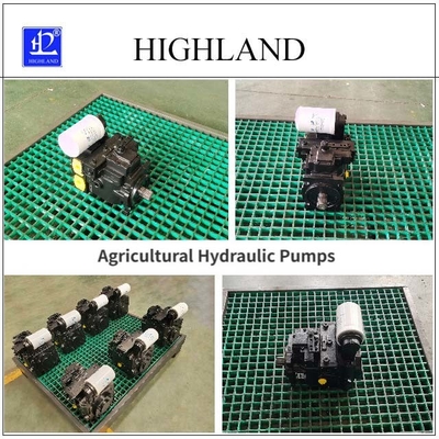 Le tandem hydraulique de grande moissonneuse agricole de déplacement pompe avec la pompe à engrenages