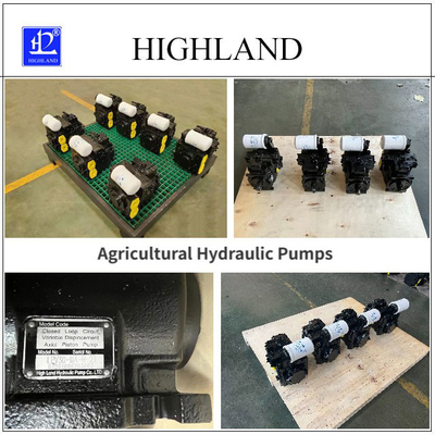 Le tandem hydraulique de grande moissonneuse agricole de déplacement pompe avec la pompe à engrenages