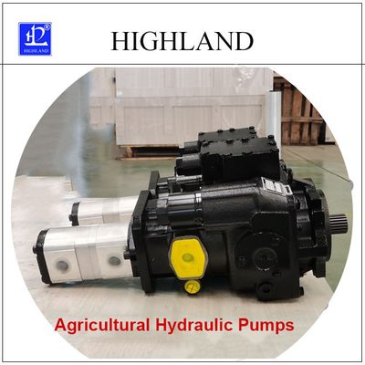 Le tandem hydraulique de grande moissonneuse agricole de déplacement pompe avec la pompe à engrenages