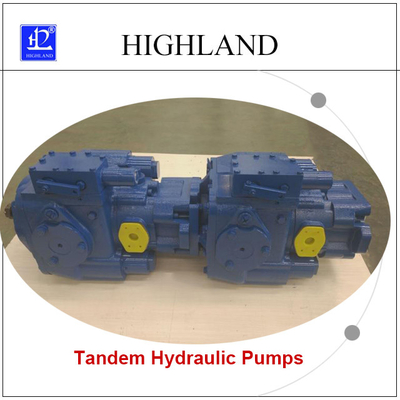 Pompe hydraulique tandem 110cc/R+110cc/R volumétrique de 350 barres