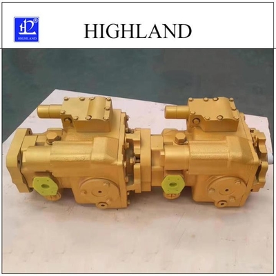 2500r/Min Rated Speed Tandem Hydraulic pompe avec de la pression et le contrôle de flux 110cc/R+110cc/R