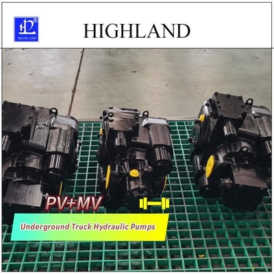 Pompes hydrauliques pour camions souterrains avec solutions système et garantie d'un an