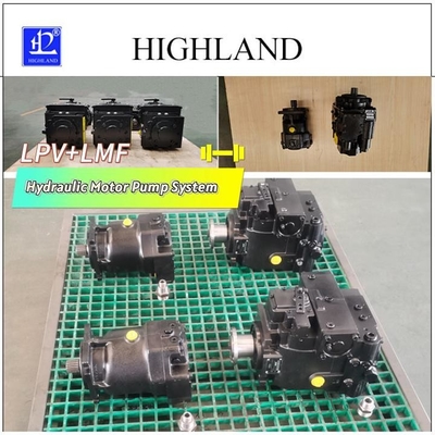 Système de pompe à moteur hydraulique LPV200 pour les moissonneuses de riz