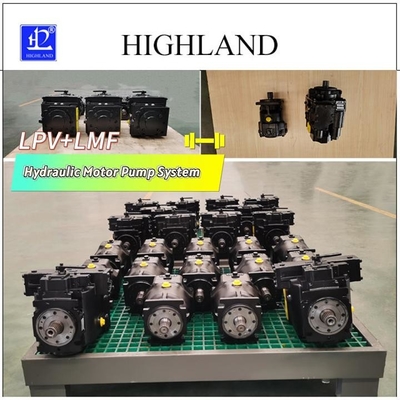 Système de pompe à moteur hydraulique LPV200 pour les moissonneuses de riz