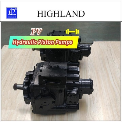 Pompes à pistons hydrauliques à haute pression noires combinant des pompes à déplacement variable