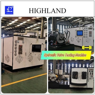Machine d'essai de soupape hydraulique entièrement automatique 380 L/min Personnalisation Garantie 1 an