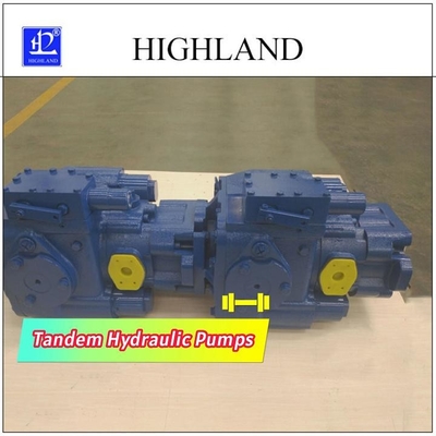Pompes hydrauliques en tandem compactes en circuit fermé Applications de systèmes hydrauliques