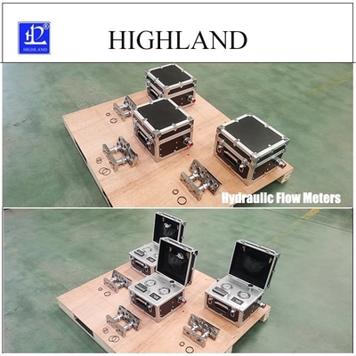 Mesure de débit hydraulique du mélangeur de ciment HIGHLAND Affichage des données du débit 400L/min