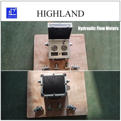 HIGHLAND Mesure précise du débit Affichage des données du testeur hydraulique pour le mélangeur de ciment