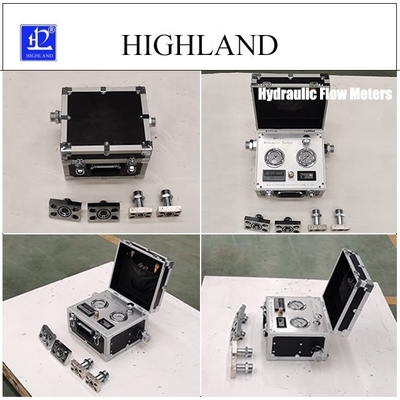 HIGHLAND Mesure précise du débit Affichage des données du testeur hydraulique pour le mélangeur de ciment