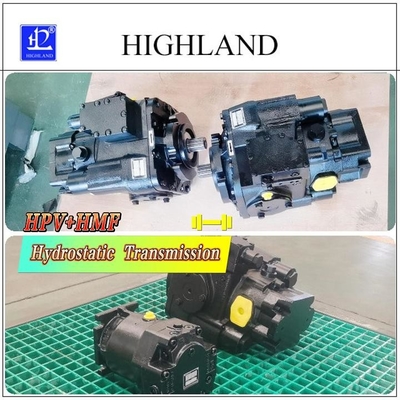 Machines de plantation Principe de transmission hydrostatique Composants hydrauliques