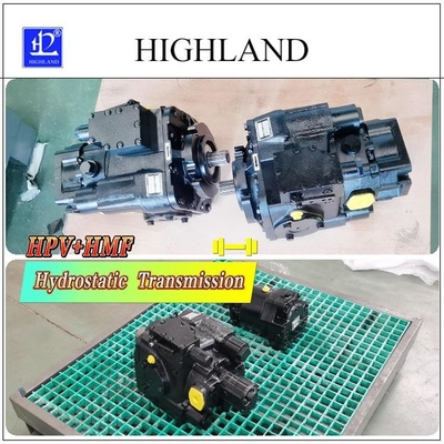 Machines de plantation Principe de transmission hydrostatique Composants hydrauliques