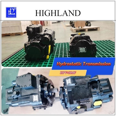 Machines de plantation Principe de transmission hydrostatique Composants hydrauliques