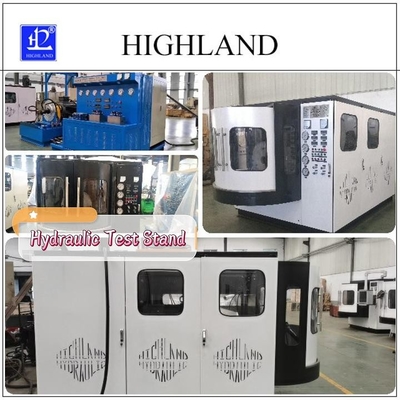 110 kW Stands d'essai hydrauliques affichent l'emplacement local avec une structure compacte pour les excavatrices