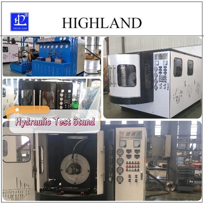 110 kW Stands d'essai hydrauliques affichent l'emplacement local avec une structure compacte pour les excavatrices