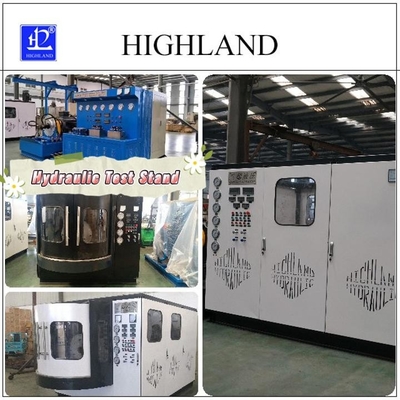 110 kW Stands d'essai hydrauliques affichent l'emplacement local avec une structure compacte pour les excavatrices