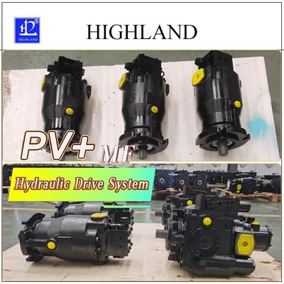 Système de transmission hydraulique en fonte testé et emballé dans un boîtier en contreplaqué