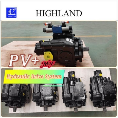 Système de transmission hydraulique en fonte testé et emballé dans un boîtier en contreplaqué