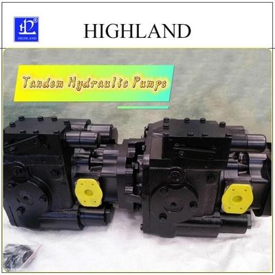 Pompes hydrauliques en tandem de conception compacte avec plusieurs modes de commande