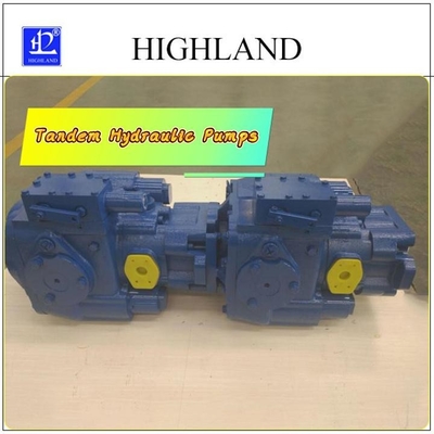 Pompes hydrauliques à piston axiale en tandem à haute pression et efficacité