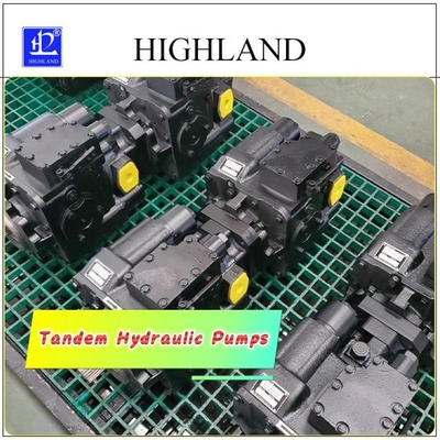 Pompes hydrauliques à piston axiale en tandem à haute pression et efficacité