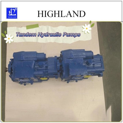 Pompes hydrauliques tandem à haute pression pour machines lourdes