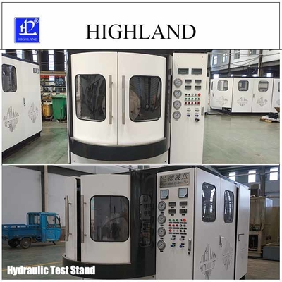 Test hydraulique HIGHLAND 42 Mpa Précipitation caractéristique brevetée