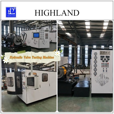Banque d'essai de soupape hydraulique sur mesure conçue par Highland pour l'industrie des mines de charbon