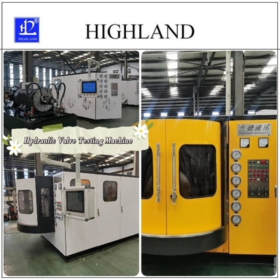 Banque d'essai de soupape hydraulique sur mesure conçue par Highland pour l'industrie des mines de charbon