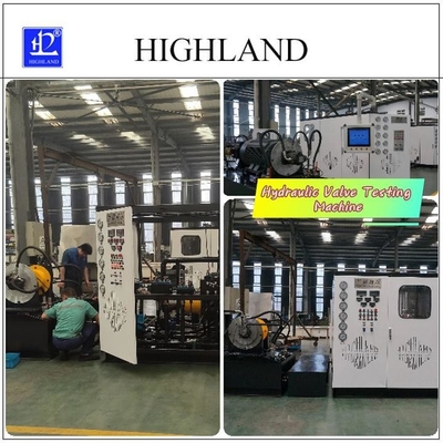 Banque d'essai de soupape hydraulique sur mesure conçue par Highland pour l'industrie des mines de charbon