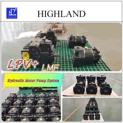 Système de pompe à moteur hydraulique efficace avec composants hydrauliques