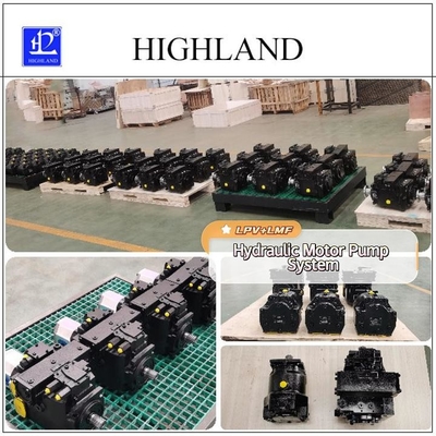 Système de pompe à moteur hydraulique efficace avec composants hydrauliques