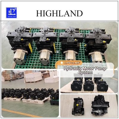 Système de pompe à moteur hydraulique efficace avec composants hydrauliques