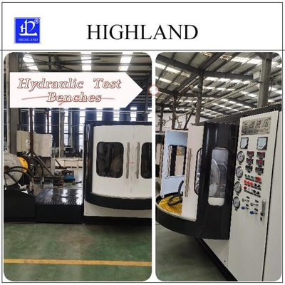 Test de pompes et moteurs hydrauliques avec la marque HIGHLAND
