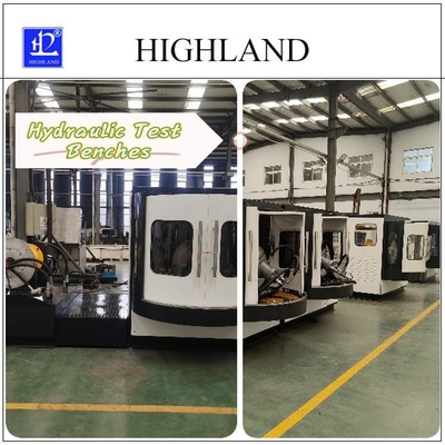 Test de pompes et moteurs hydrauliques avec la marque HIGHLAND