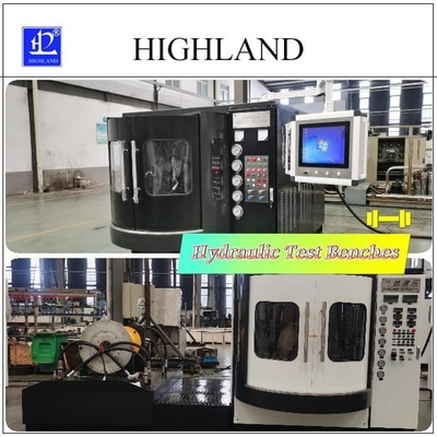 Test de pompes et moteurs hydrauliques avec la marque HIGHLAND