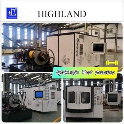 Machine d'essai hydraulique HIGHLAND banc d'essai hydraulique avec une haute précision de filtration d'huile