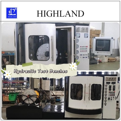 Machine d'essai hydraulique HIGHLAND banc d'essai hydraulique avec une haute précision de filtration d'huile