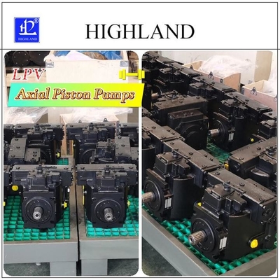 Pompes à piston hydraulique Highland avec structure axiale de piston à déplacement variable