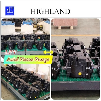Pompes à piston hydraulique Highland avec structure axiale de piston à déplacement variable