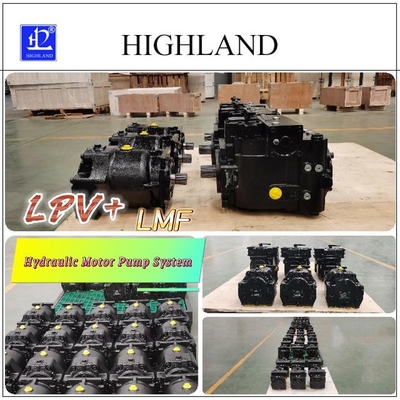 Système de pompe à moteur hydraulique de la série LPV90 pour moissonneuse à riz