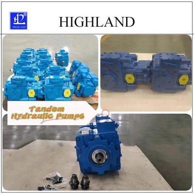 Pompes hydrauliques en tandem personnalisables avec conception de la structure de plaque d'éclairage