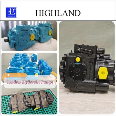 Pompes hydrauliques en tandem personnalisables avec conception de la structure de plaque d'éclairage