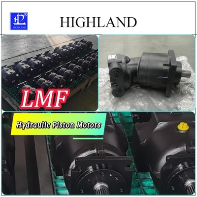 Moteur à piston hydraulique LMF30 avec boîtier en fonte et certificat de brevet