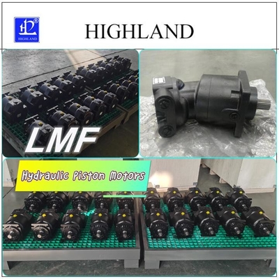 Moteur à piston hydraulique LMF30 avec boîtier en fonte et certificat de brevet