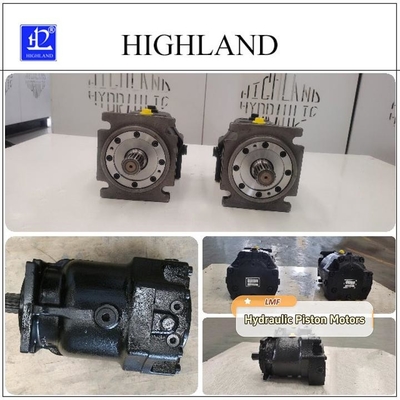 Pompes à piston axiale hydraulique à déplacement variable avec structure de plaque de décharge